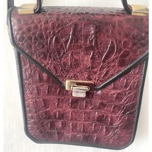 Roche Burgendy Leather bag-Special Today!